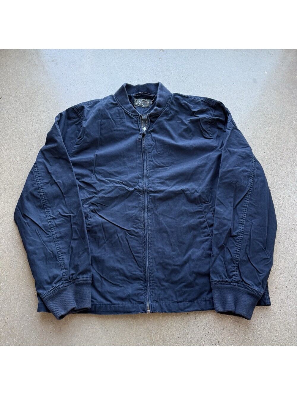 J.Crew Harrington Full Zip Bomber Flight Jacket  Men's Size L